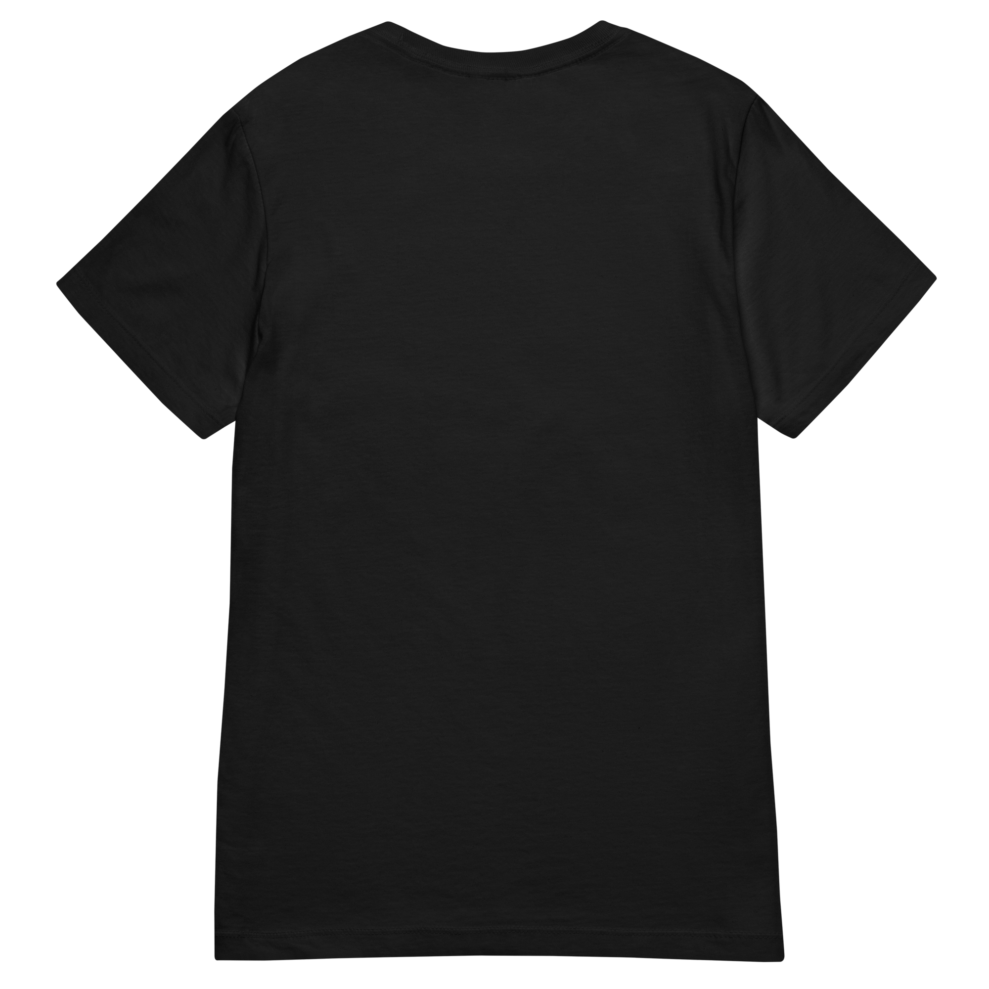 T-shirt cintré en coton noir profond imprimé “Panscro” de Paradis Perdus® 4 Le KRUSH workshop boutique T-shirt cintré en coton noir profond imprimé “Panscro” de Paradis Perdus® posé à plat de dos