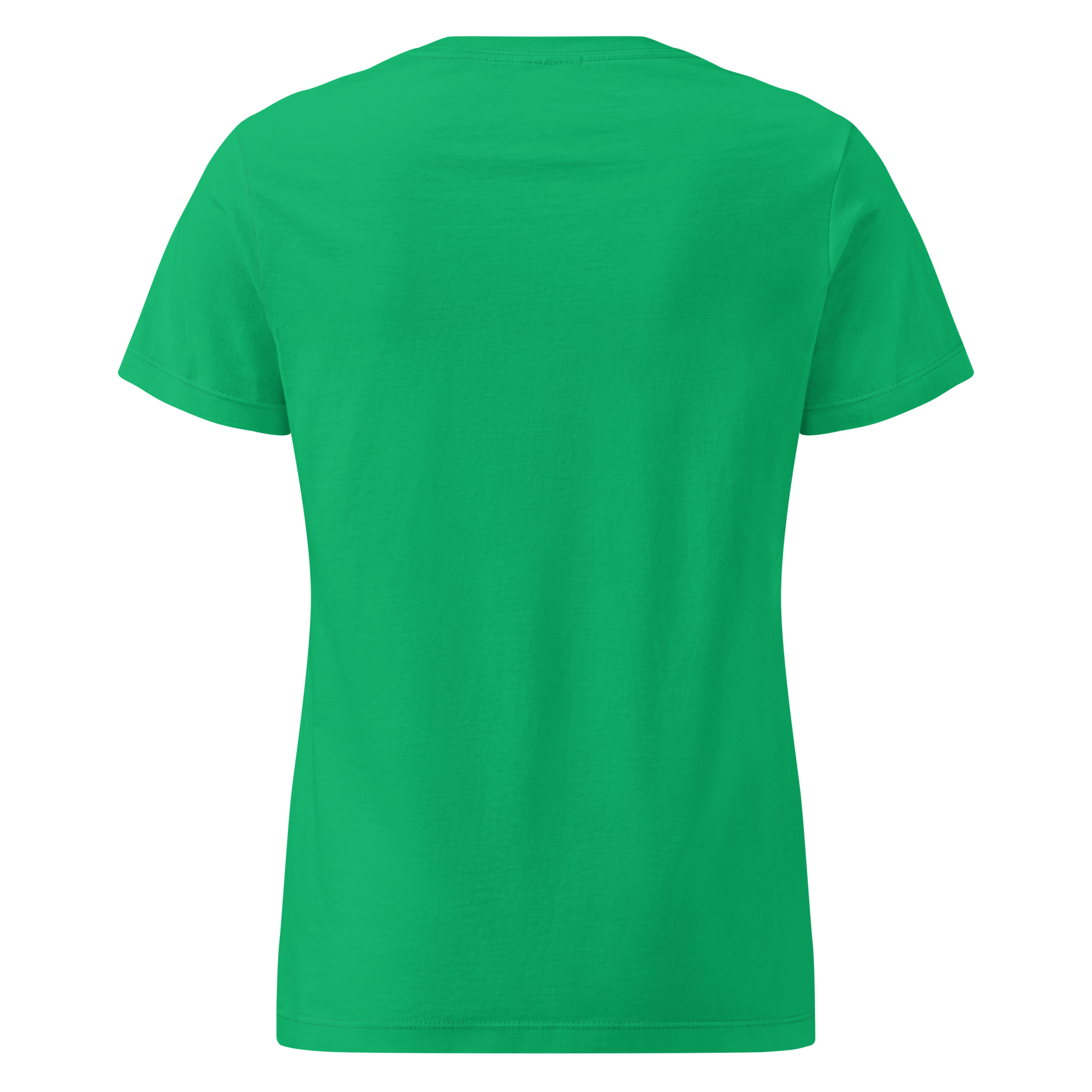 T-shirt cintré en coton vert menthe imprimé “Sfogliatelle” de Paradis Perdus® 2 Le KRUSH workshop boutique T-shirt cintré en coton vert-menthe imprimé “Sfogliatelle” de Paradis Perdus® porté de dos