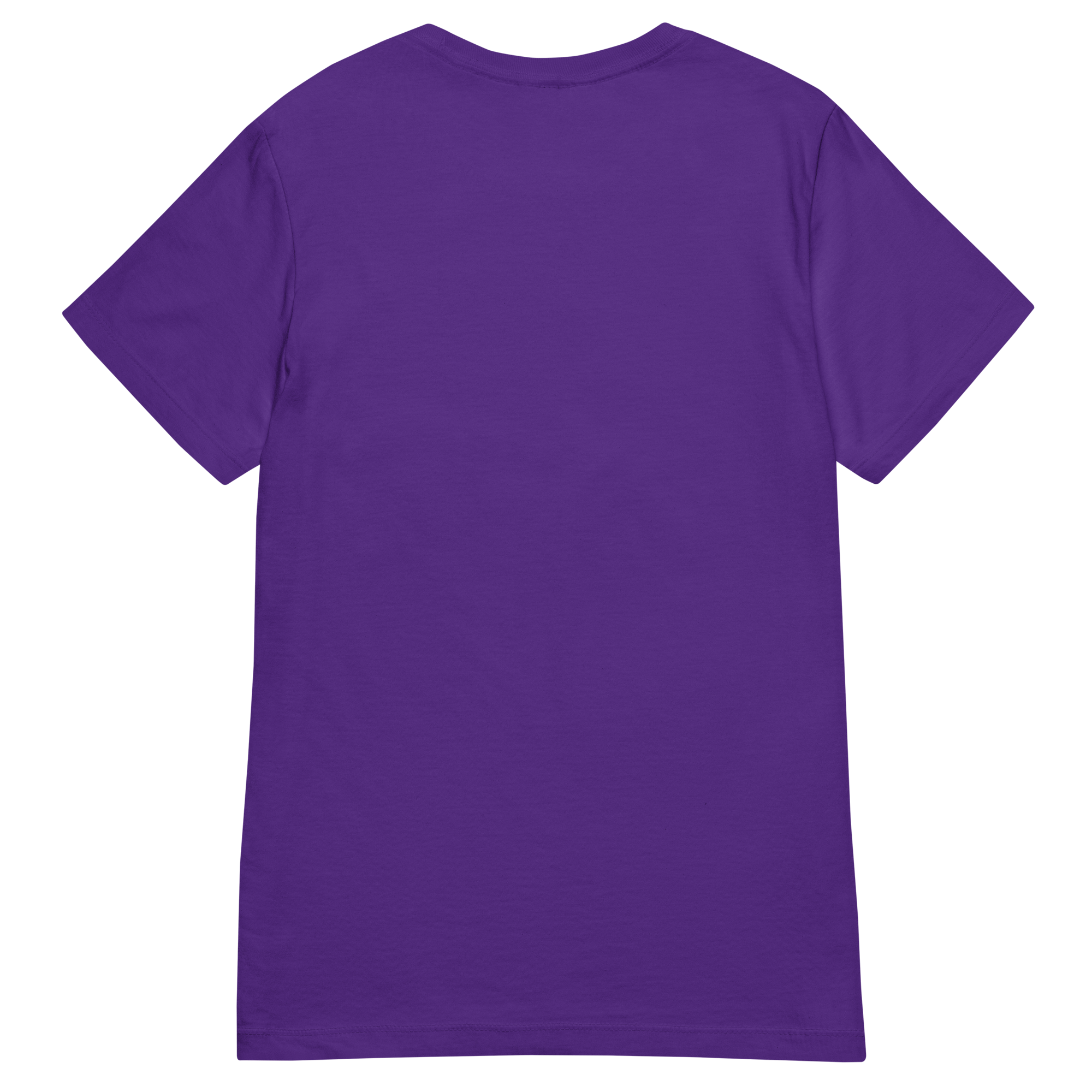 T-shirt cintré en coton violet zinzolin imprimé “Sfogliatelle” de Paradis Perdus® 4 Le KRUSH workshop boutique T-shirt cintré en coton violet zinzolin imprimé “Sfogliatelle” de Paradis Perdus® posé à plat de dos