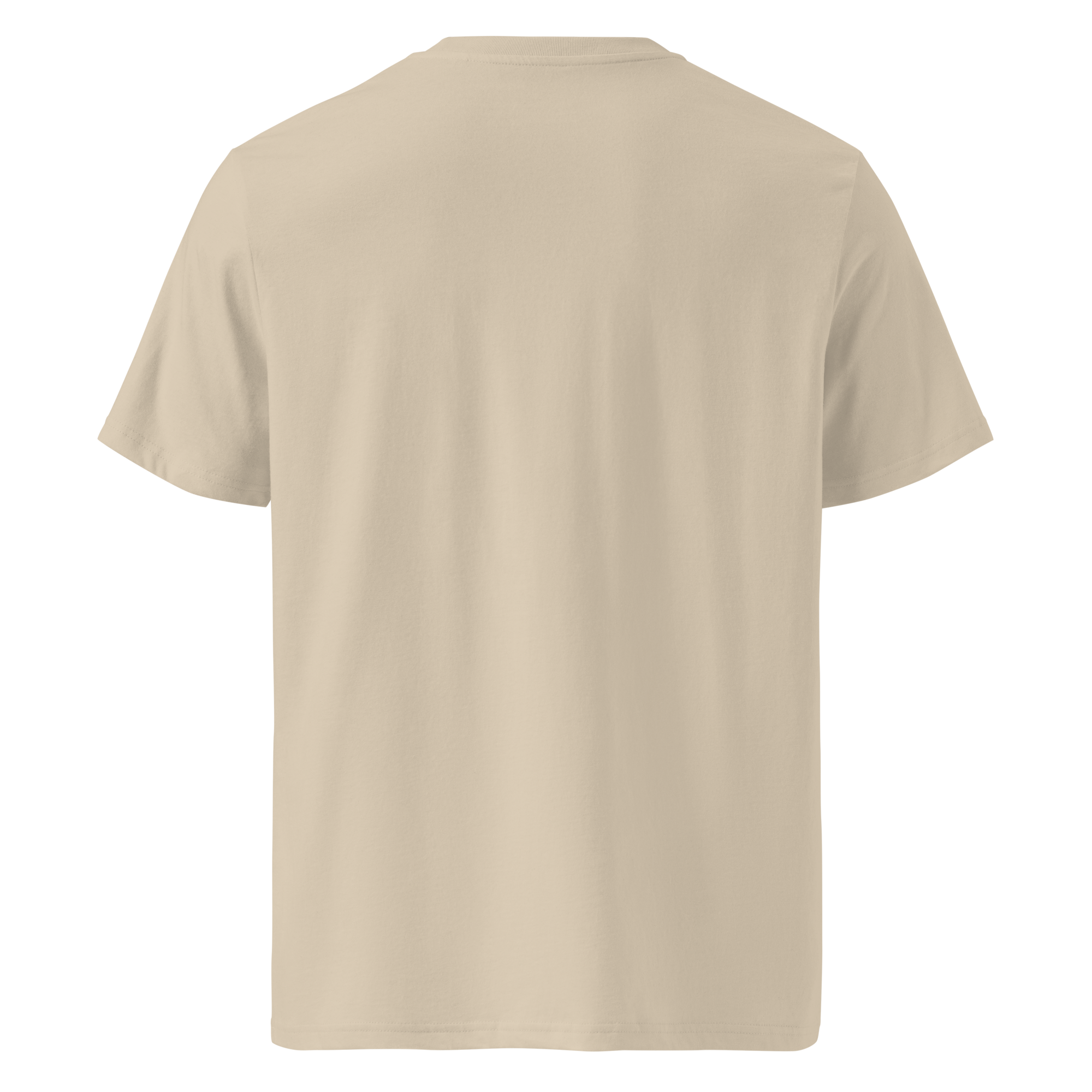 T-shirt en coton bio sable clair imprimé "Panscro" de Paradis Perdus® 2 Le KRUSH workshop boutique T-shirt en coton bio sable clair imprimé “Panscro” de Paradis Perdus® porté de dos