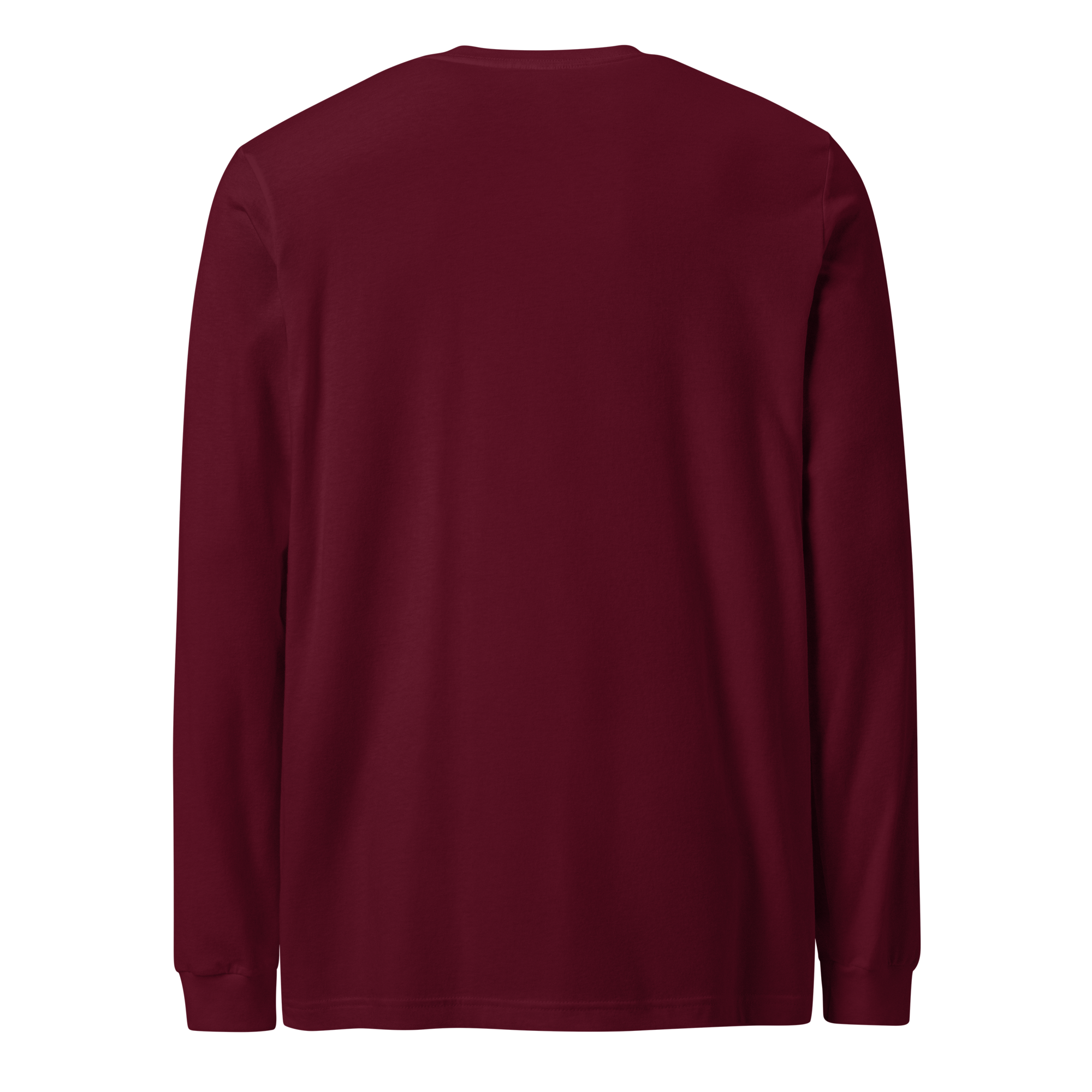 T-shirt manches longues en coton prune violette imprimé “Panscro” de Paradis Perdus® 2 Le KRUSH workshop boutique T-shirt manches longues en coton prune violette imprimé “Panscro” de Paradis Perdus® porté de dos