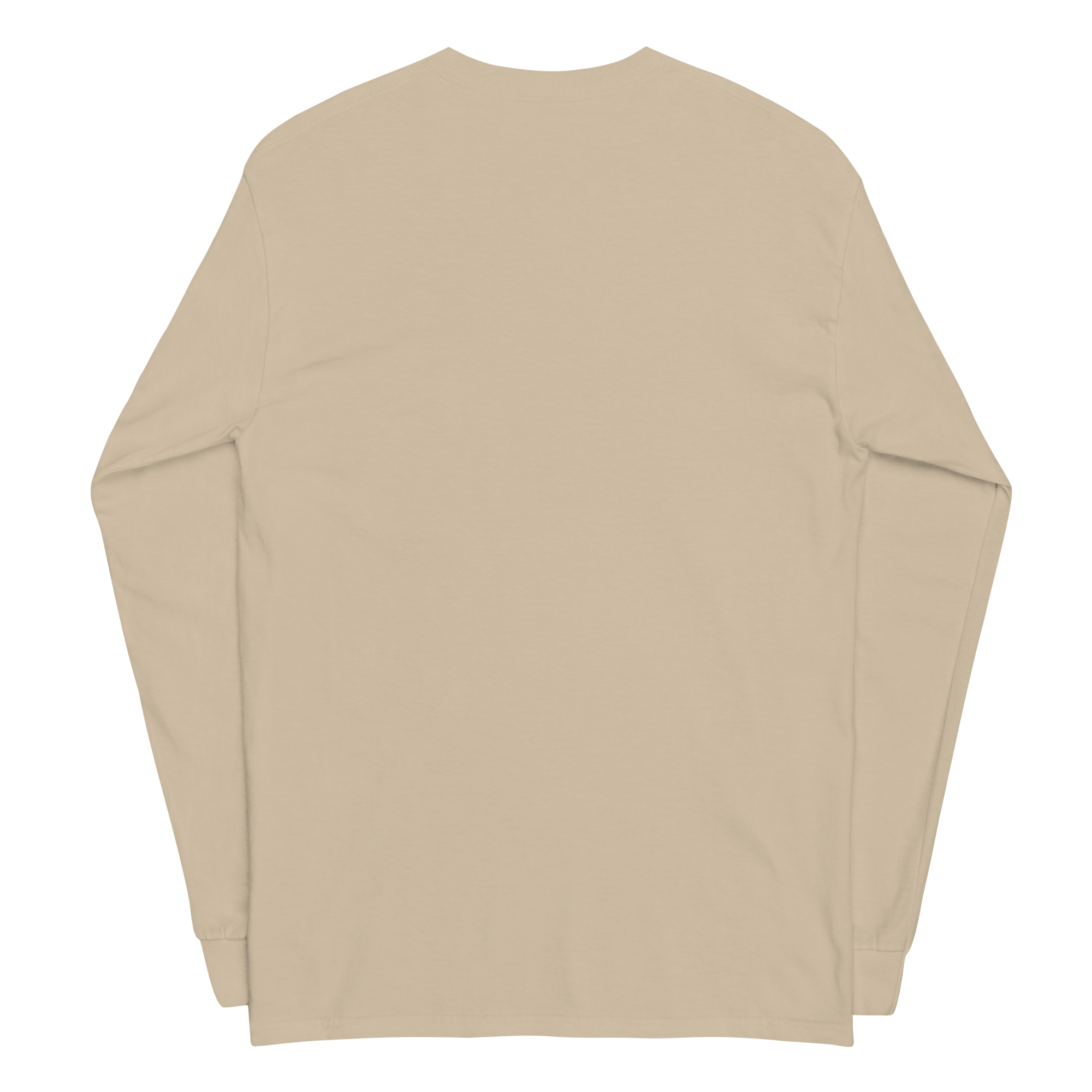 T-shirt manches longues en coton sable clair imprimé “Sfogliatelle” de Paradis Perdus® 2 Le KRUSH workshop boutique T-shirt manches longues en coton sable clair imprimé “Sfogliatelle” de Paradis Perdus® porté de de dos